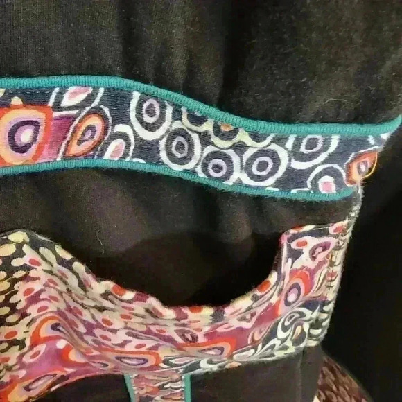 Parsley & Sage Womens Sweatshirt Art To Wear Top Size Medium Abstract Patchwork - Picture 7 of 8